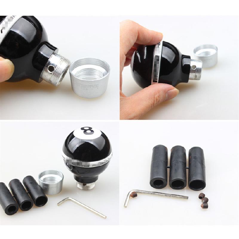 Car Gear Shift Knob Ball 8 Billiard Shape Universal Manual Lever Stick Shifter