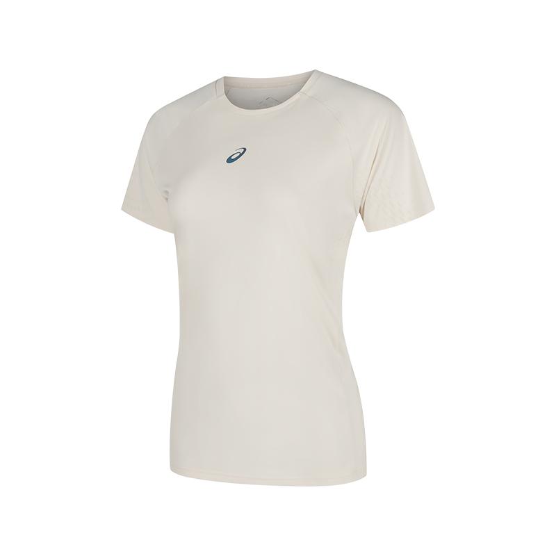 

Asics D.Fresh Женская беговая однотонная круглая горловина-пуловер влагоотводящая солнцезащитная быстросохнущая футболка с коротким рукавом женская футболка 2012D157-100 M