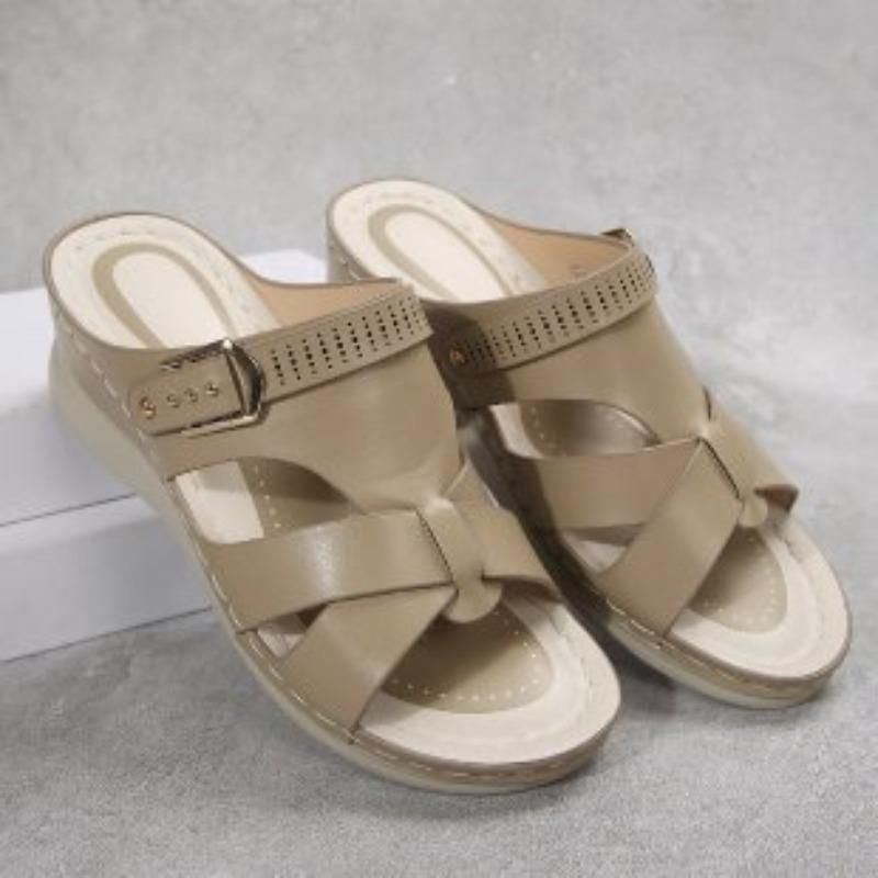 New Comfortable and Casual Wedge Heel Beach Sandals, Slippers and Women's Shoes