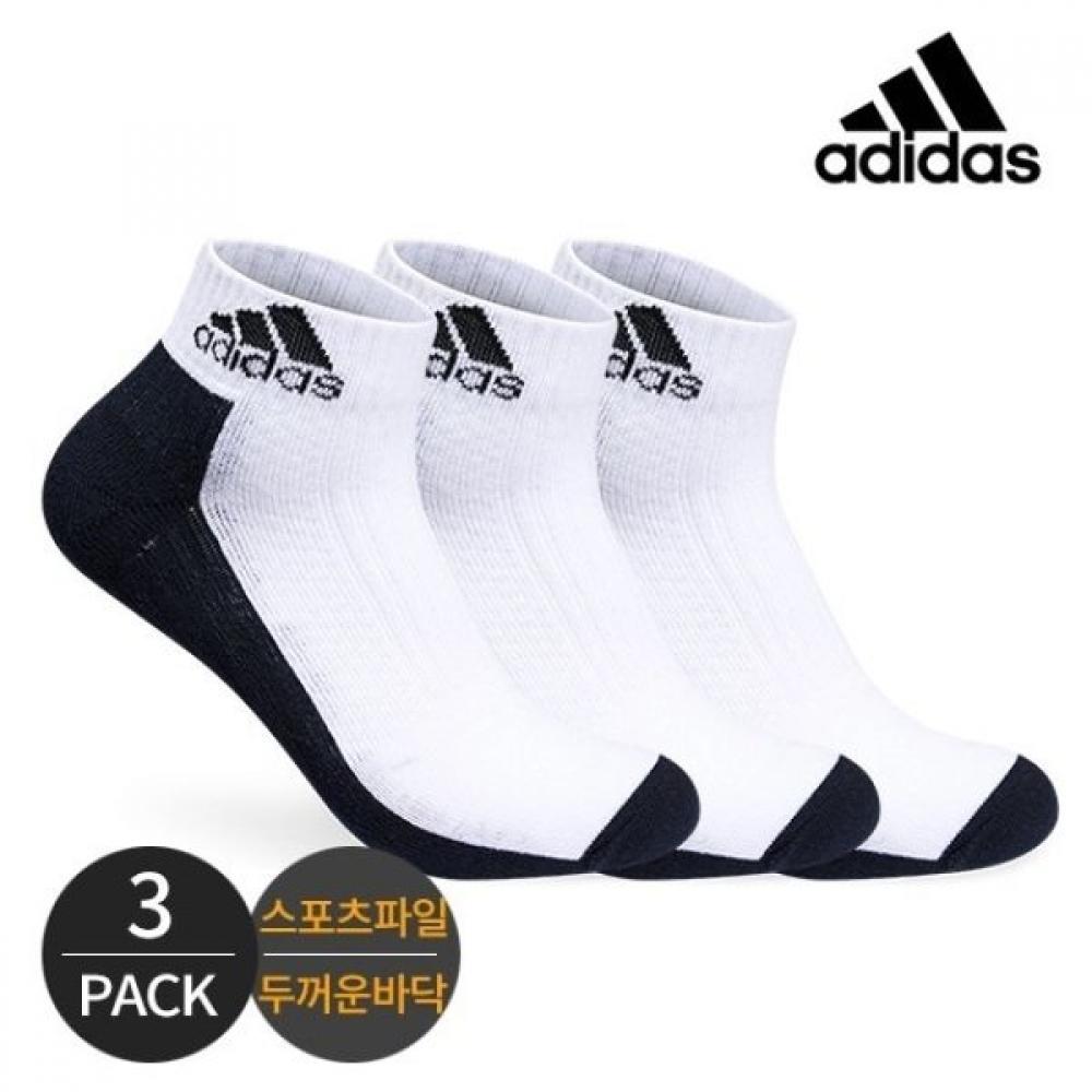 

Adidas Golf Men s Sports Pile Bottom Color Ankle Socks 3P WH