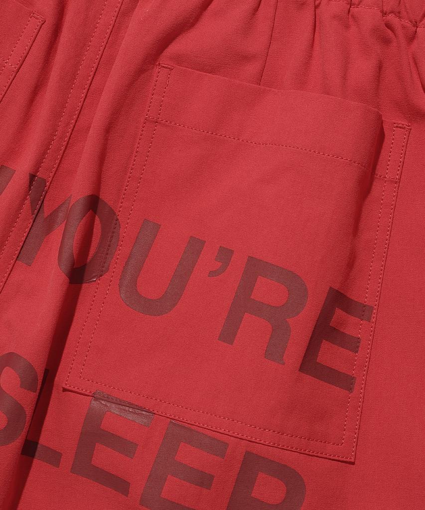NICEGHOSTCLUB Ffats Parachute Cargo Shorts_Red(Ng2Emupa61A)