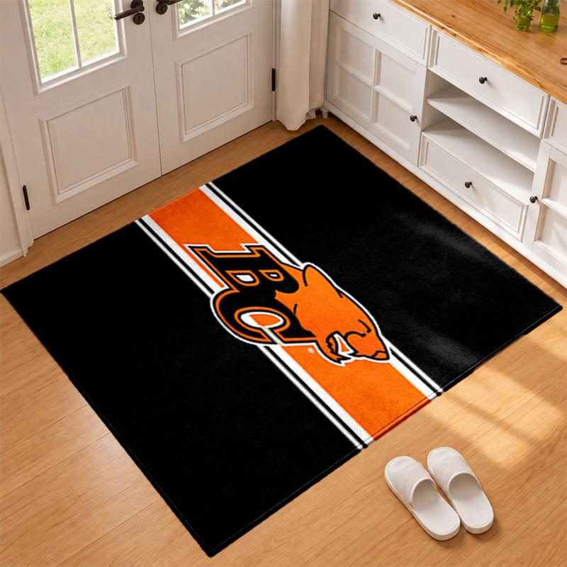 BC Lions Football team Carpet Door Mat for Living Room or Bedroom Protective Mat Under Chair Office Decoration Christmas Gift Birthday Present