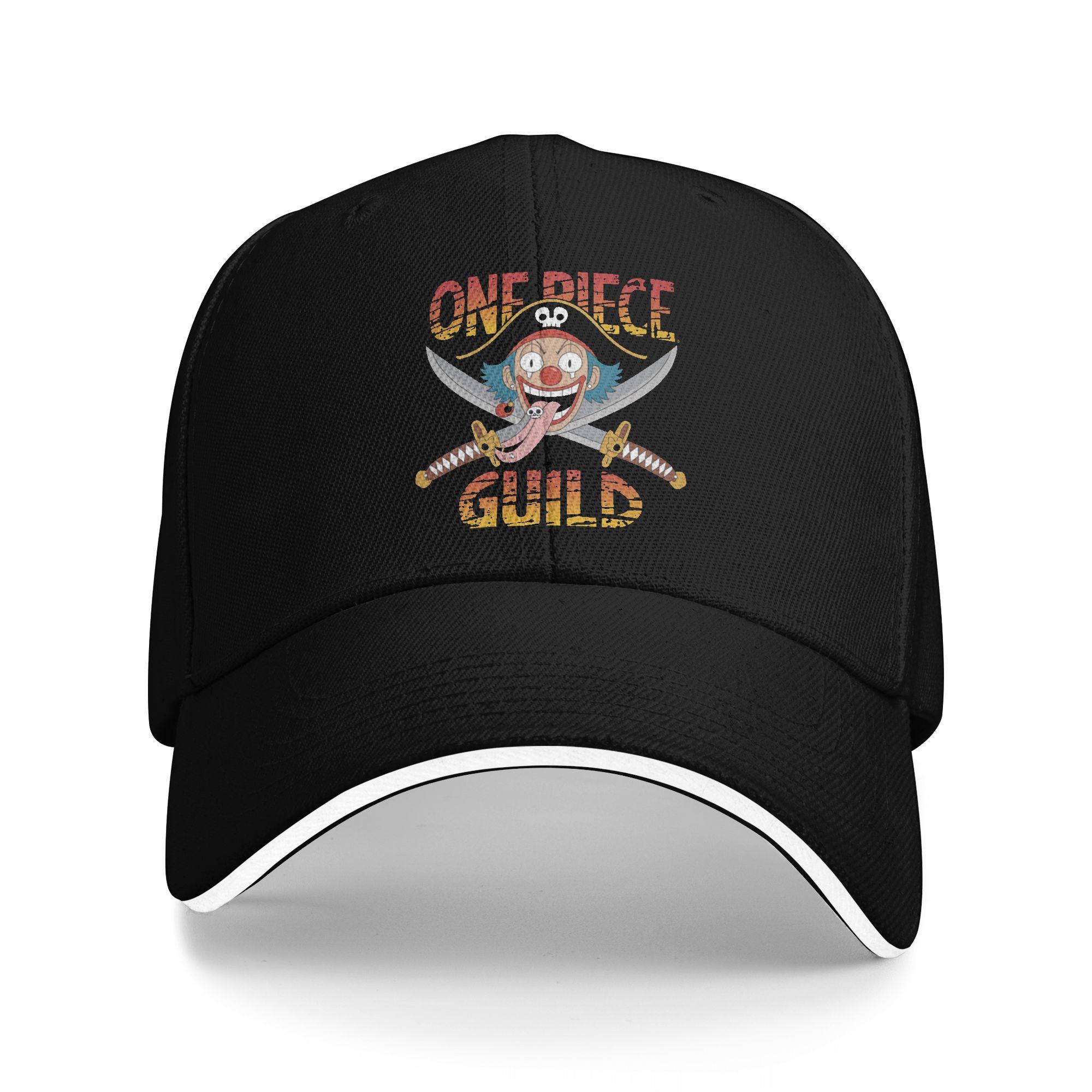 One Piece Flag Baseball Cap Casual  Sandwich Hat Unisex Style Breathable Caps Hat Fishing One Size