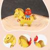 Horse Figurine Desktop Ornament Art Crafts Cartoon Resin Feng Shui Gift Animal Sculpture for Desk