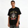 Blue Waters Pirate Bay Caribbean Retro Graphic Casual Tee Pure Cotton T-shirt
