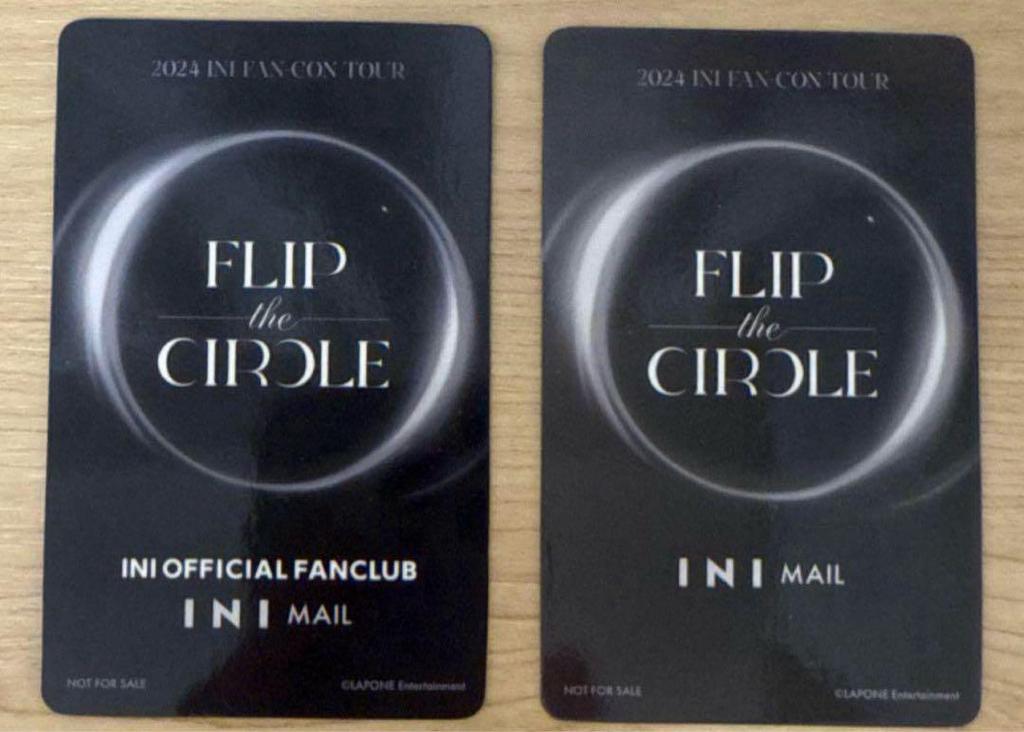 [USED] INI Takatsuka Taimu Trading Card FLIP THE CIRCLE FTC W Membership Email