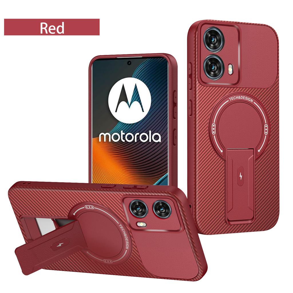For Motorola G96 Case Moto G96 Phone Case Moto G96 Cover Magnetic Mounting Bracket Protect Back Cover