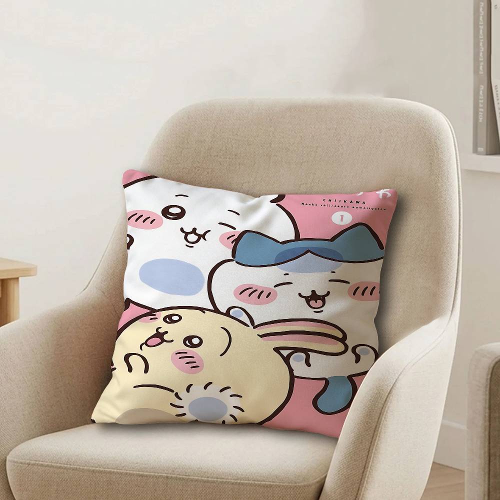 Popular Cute Characters CchiikawaS Pillowcases Home Bedding Decorative Pillow Cover Wedding Super Soft Pillow Case