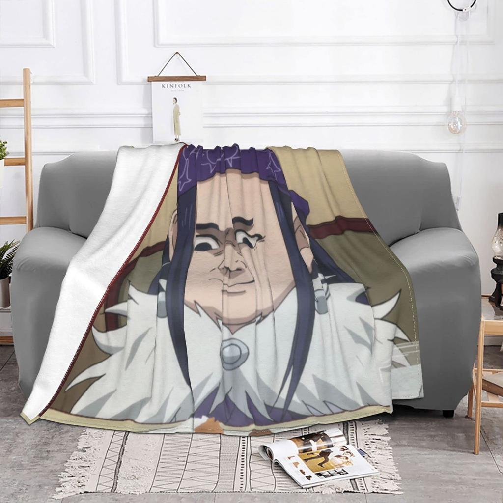 Golden Kamuy Fluffy Flannel Stylish Washable Throw Warm and Blanket, Blanket, All-Season Blanket, Cute, 100125cm (50"x40")