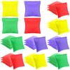 32 Pack Colorful Cornhole Bean Bags Nylon Bean Bags Toy For Toss Game Fun Sports