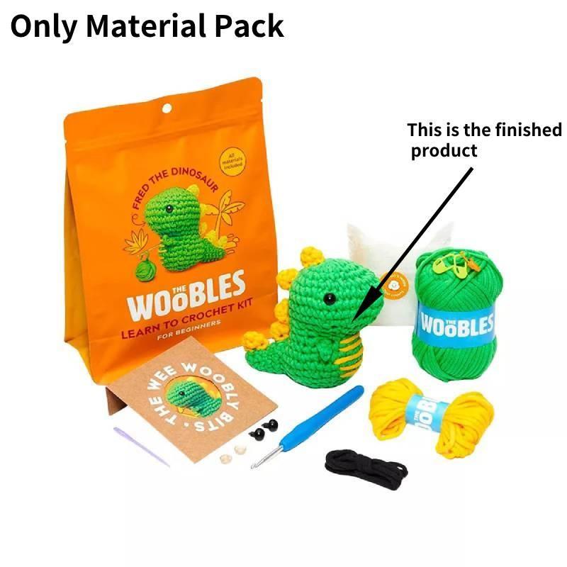 Zestaw do szydełkowania dla początkujących z wciągającymi samouczkami wideo do tworzenia zwierzątek DIY na sezon wiosenny 2023