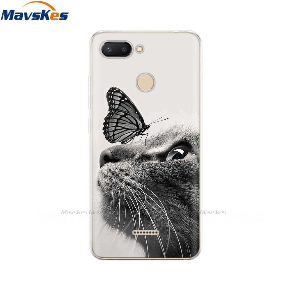 Silicone Cover for Xiaomi Redmi 6 Case Full Protection Soft Tpu Back Cover Phone Case for Xiaomi Redmi 6 Redmi6 Bumper Coque Bag