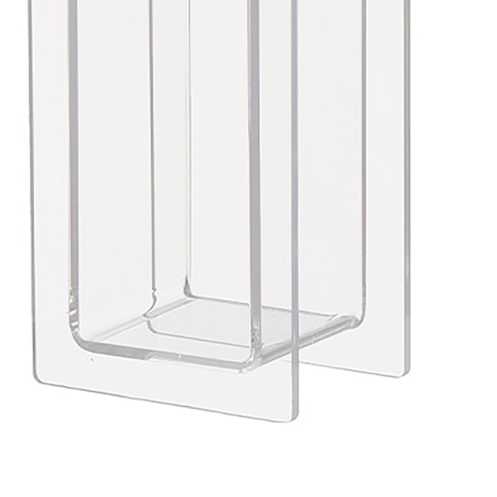 Modern Acrylic Clear Vase Colorful Acrylic Flower Vase for Wedding Party Home Table Decor Transparent White