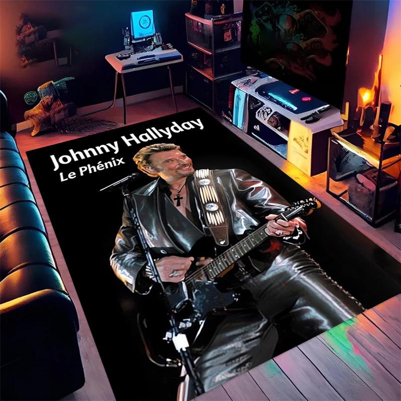 Johnny Hallyday: Le Phénix carpet Living room and bedroom mats printing Art Protective pad Room