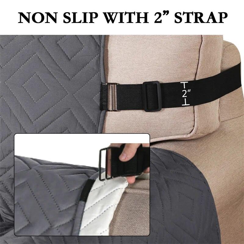 Sofa Cover Waterproof Anti -Slip Pet Dog Kids Sofas Mat Covers For Living Room Solid Color Armchair Couch Slipcovers