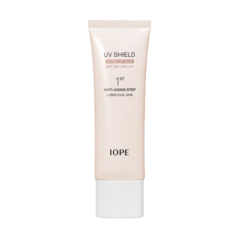 IOPE UV Shield Tone-Up Sun SPF50+ PA++++ 50ml – Brightening & High Protection Sunscreen
