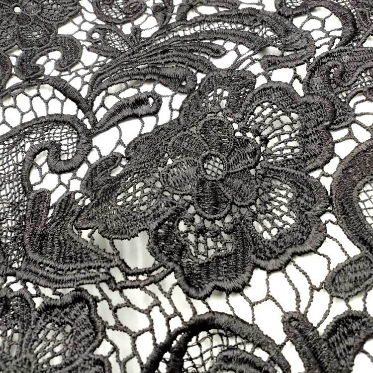 Dantelă Solubilă în Apă, Poliester Mătase Ușoară, Model Caju, Broderie Completă, Tridimensional, Gol, Material Brodat, Pânză Brodată