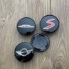 4Pcs 54MM 56MM Car Logo Wheel Center Hub Stickers Accessories For MINI One Cooper JCW Countryman Clubman Cabrio Paceman Coupe