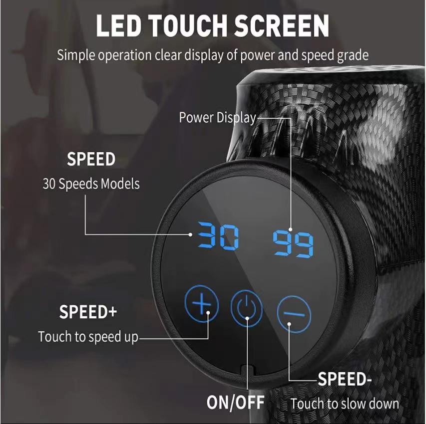 Durable And Safe Phoenix A2 Pro Athlete Massage Gun High Frequency Massage Gun Muscle Relax Body Relaxation Electric Massager With Portable Bag