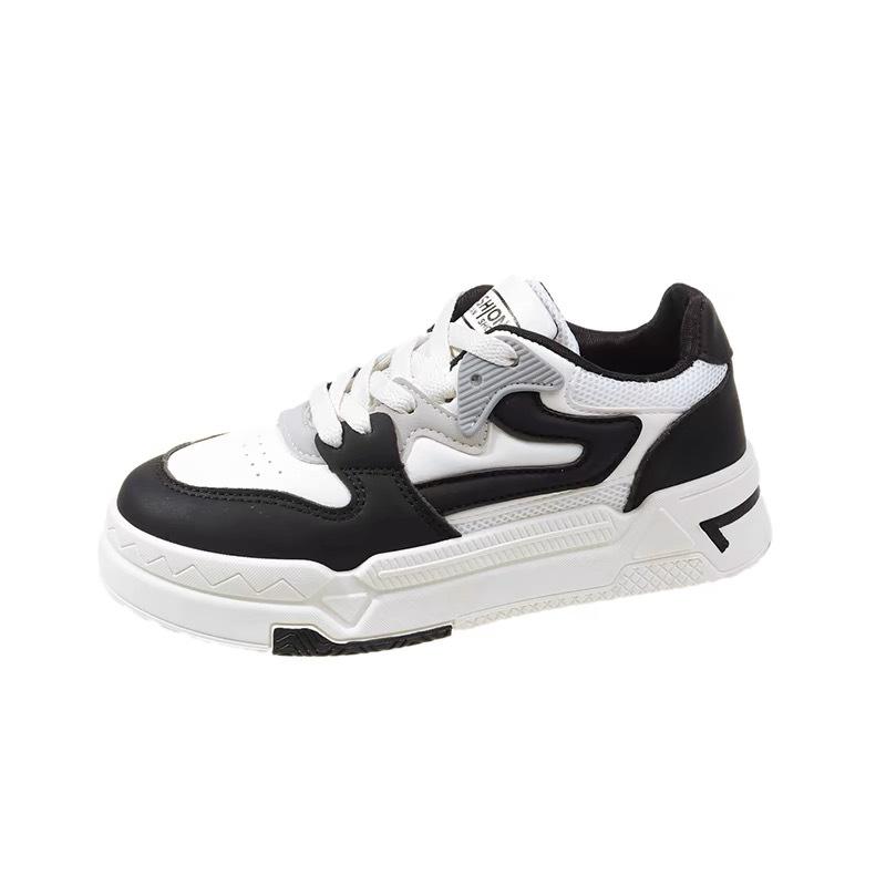 

Модные кроссовки Дышащие Черно-белые туфли для женщин Все сезоны, Повседневная и спортивная одежда, Трендовый стиль Инс 39 чёрный