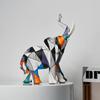 Modern Simple Art Dazzling Elephant Ornaments Creative Crafts Living Room Entrance Desk Resin Decorative Ornaments