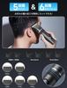 New for USB Rechargeable Electric Hair Clipper for 5 Adjustable 3 LED Large Automatic 6 Guide Low IPX7 Suitable for Home Professional and Lightweight
