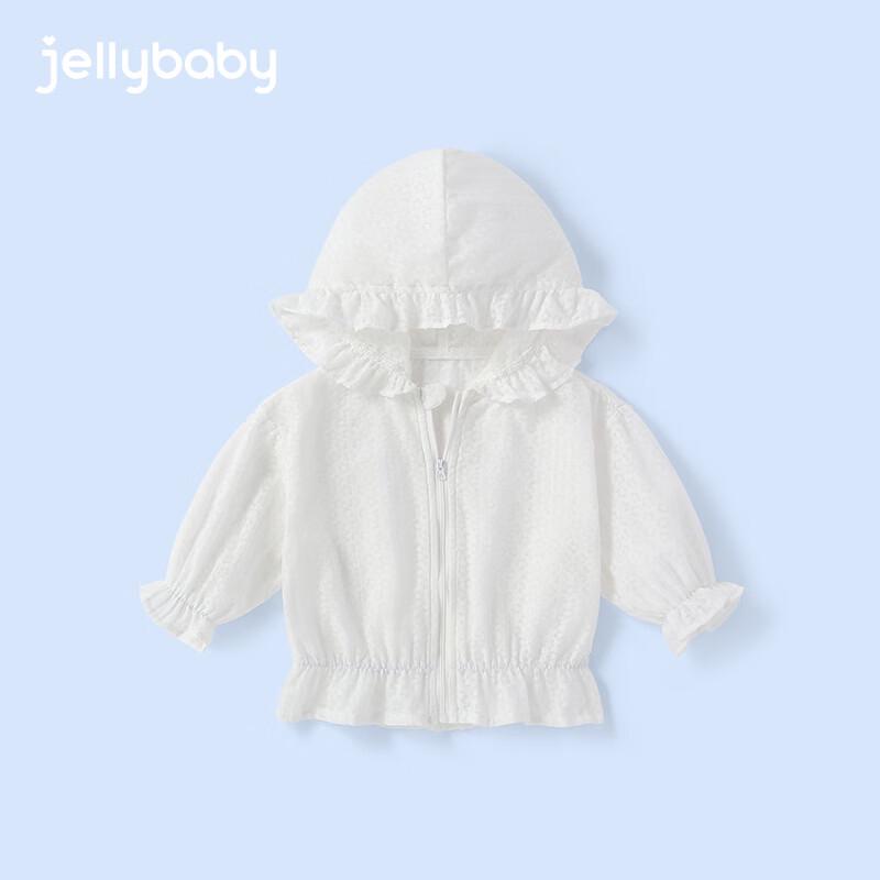 Летняя кружевная куртка с капюшоном для девочек JELLYBABY 130