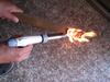 360 degrees  Rotatable Reliable Safe Butane Gas Torch Burner Auto Ignition Camping BBQ Flamethrower Flame