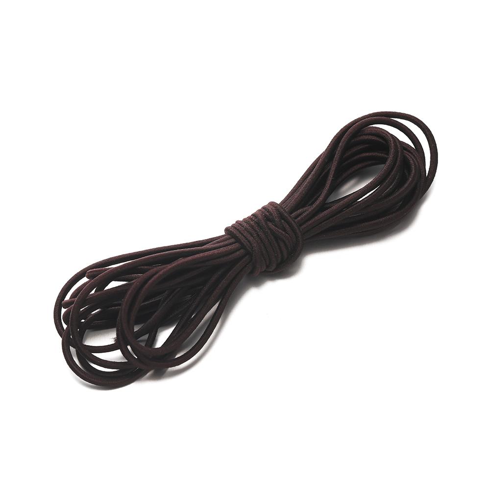 2-5Meters/Lot Round Elastics Rope 2mm 2.5mm Multicolor Nylon Elastic Rubber Bands for DIY Bracelet Necklace Jewelry Accessories