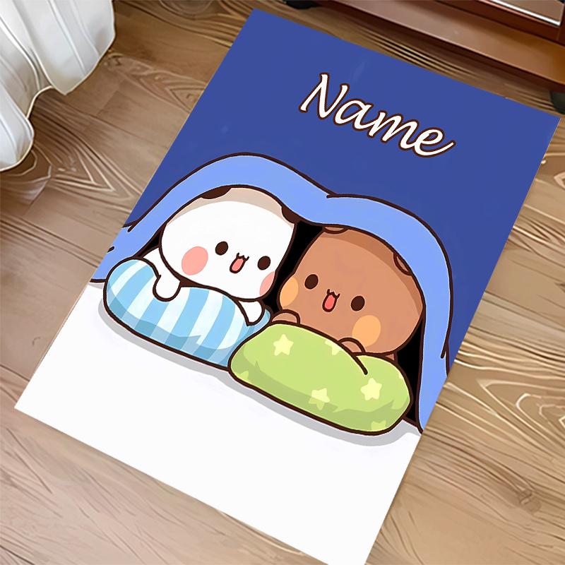 Custom personalization Bubu Dudu Print Area Rug - Soft, Washable Non-Slip Indoor Mat,Living Room,Home&Office Decorative Rug