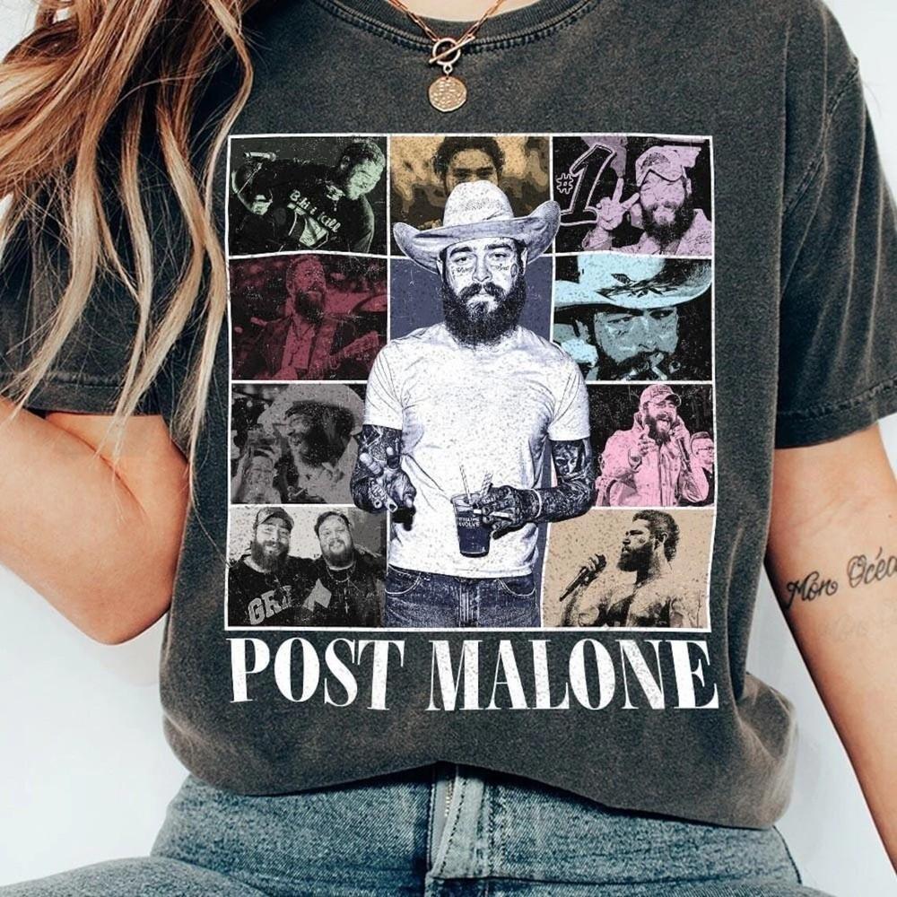 Post Malone Tour Music Shirt Posty Big Ass Stadium Tour 2025 Tee Unisex T-Shirt XXL
