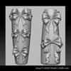 3D Ribbon Bow Transparent Nail Art Silicone Mold