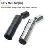 Universal Spark Plug Socket Wrench Adapter Magnetic 3/8" Drive 12 Angle Spark Plug Removal 14mm 16mm Car Repair Removal Tool