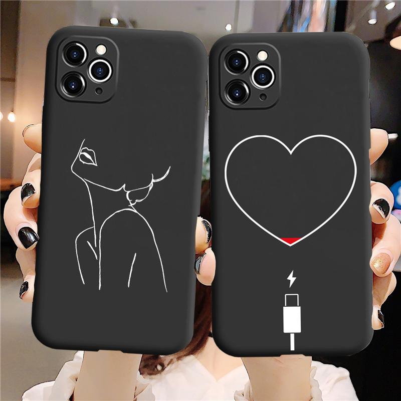 Fashion Art Abstract David Lines Face Phone Case For Iphone 13 12 11 Pro Max Xr X Xs 8 7 Plus Se2020 Soft Silicone Cover Shell