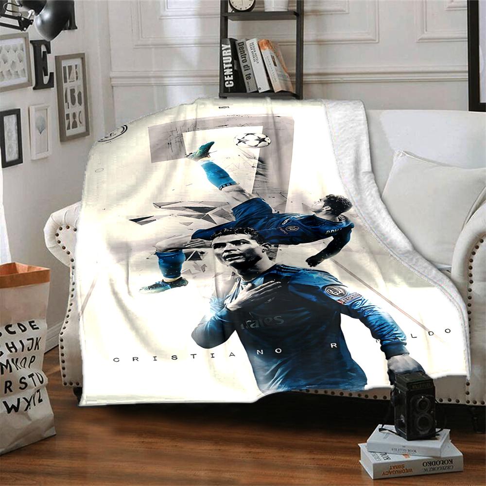 Ronaldos Number Seven Blankets Flannel Printed Breathable Warm Throw Blanket for Home Office Bedspreads 0708a146