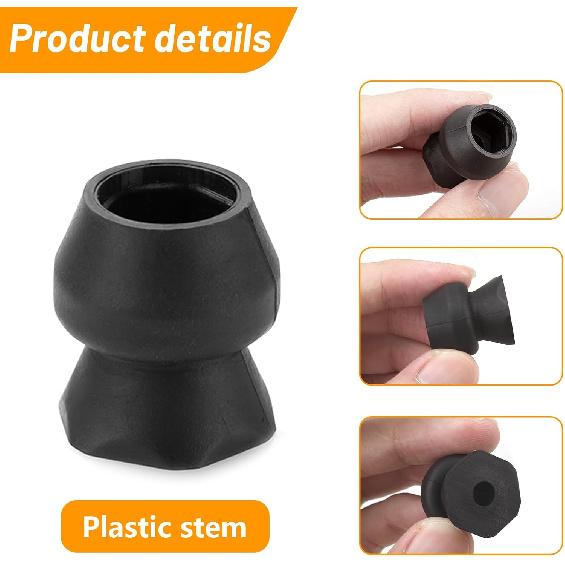 Horse Trailer Accessories And Parts Replacement For Trailer Door Holder Kit Horse Trailer Window Bumper Fits For Most RV Trailer, Set Of 4.