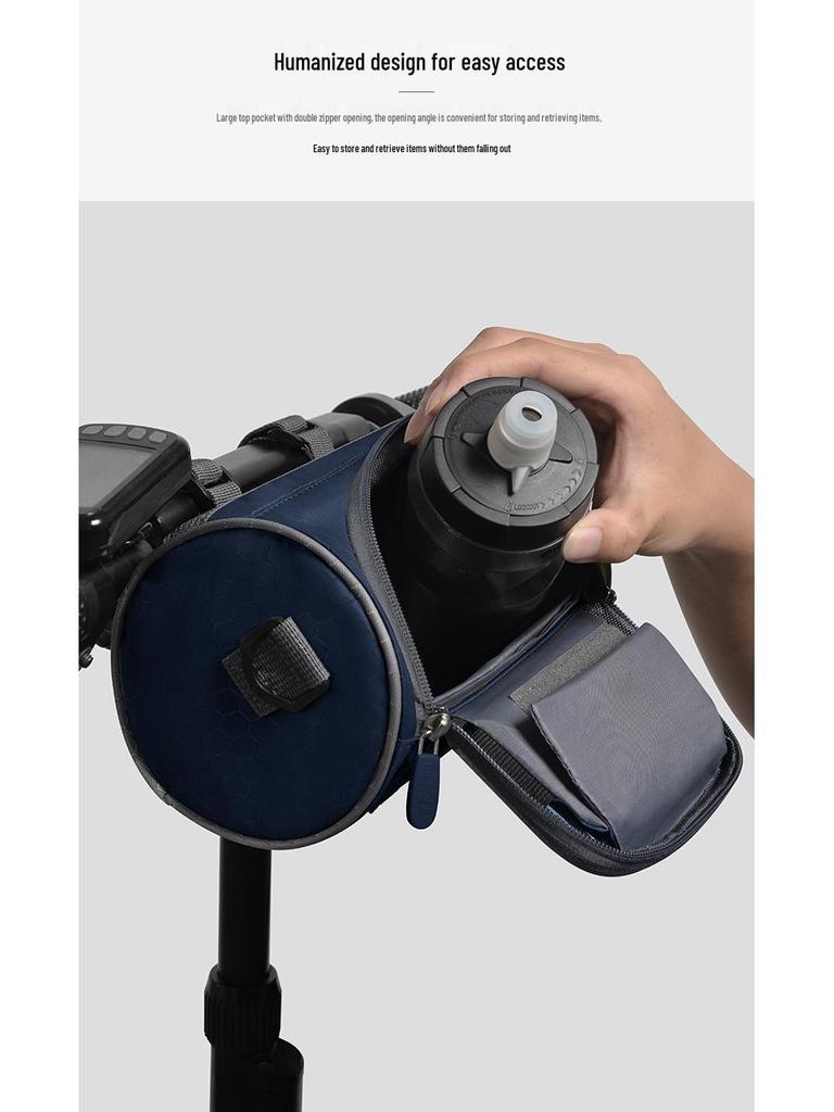 Bolsa Impermeable para Manillar de Bicicleta y Patinete para Almacenamiento Frontal