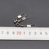 10pcs Heavy Duty Rolling Swivel Snap Stainless Steel Fishing Tackle Connector  For Outdoor