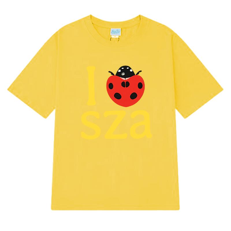 Fashion I Love SZA Grand National Tour 2025 Graphic T shirt Men Women Trend Y2k short sleeve T-shirts Unisex Hip Hop Cotton Tops