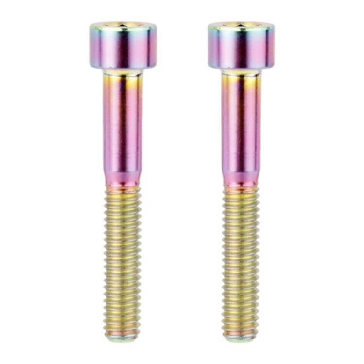 2Pcs Metal Alloy Bike Stem Top Bolt Road Bike Stem Fastening Screw Socket Cap Head Bolts Screw Easy To Install