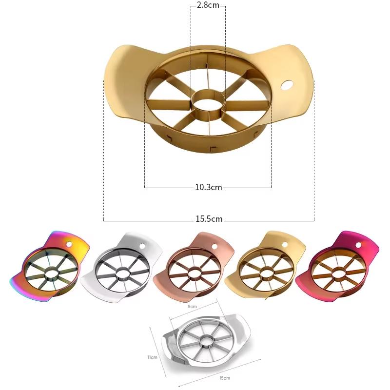 

1PCS Stainless Steel Apple Cutter Slicer Vegetable Fruit Tools Kitchen Accessories Apple Easy Cut Slicer Cutter Divider Peeler