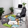 1pc Cats Kitten Office Round Area Rug,  Mat Suitable ForOffice, Under Office Chairs Bedroom Living Room Home Decor, Room Deco