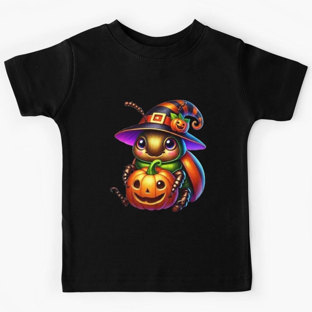The enchanted ladybug and her luminous pumpkin Kids T-Shirt 140