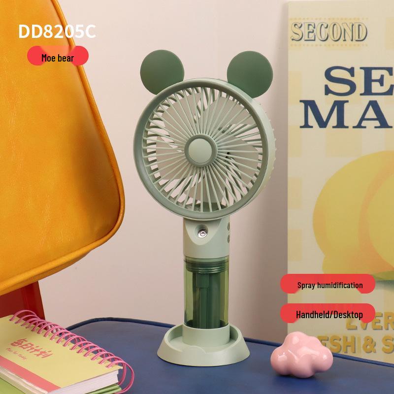 

Portable Handheld & Desktop Spray Fan with Long Battery Life and Humidifying Function Popular Spray Model