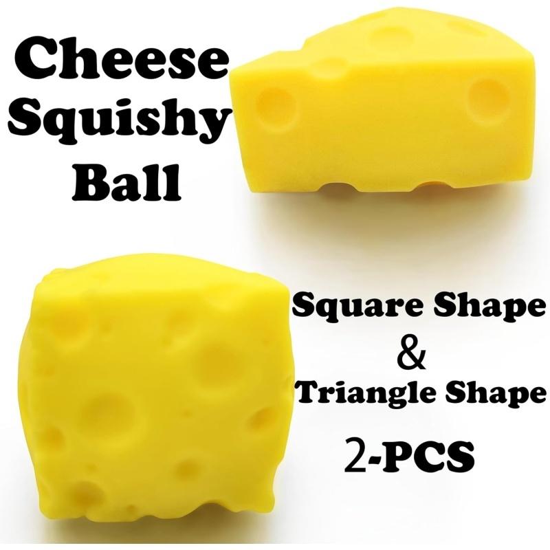 Jucării Squishy Brânză Jucării Fidget Bile Anti-Stres Bile Anti-Stres de Strâns Jucării Senzoriale Fidget, Cadouri de Alinare a Stresului Mărturii de Petrecere
