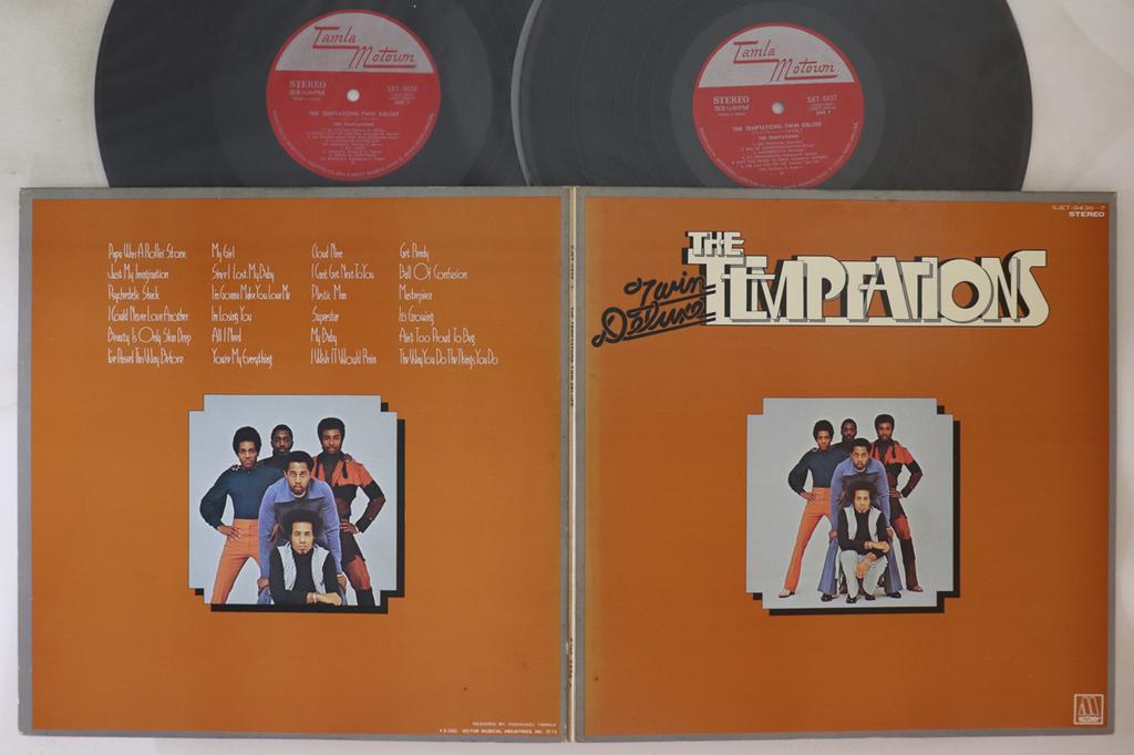 LP Record TEMPTATIONS - Twin Deluxe SJET9437 TAMLA 1973 Japan Soul/Funk Used