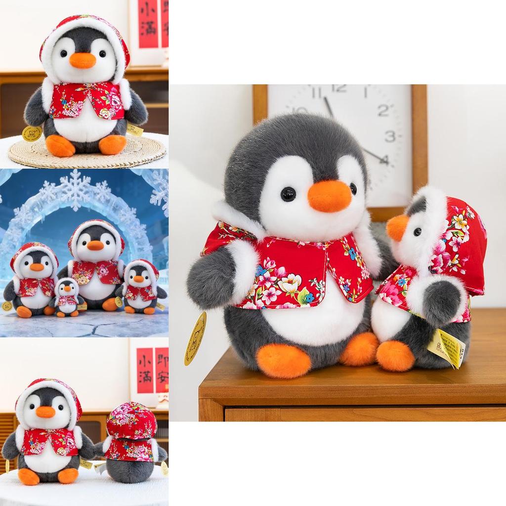 Penguin Plush Toy Collectors Edition Soft Stuffed Animal For Winter Holiday Gifts