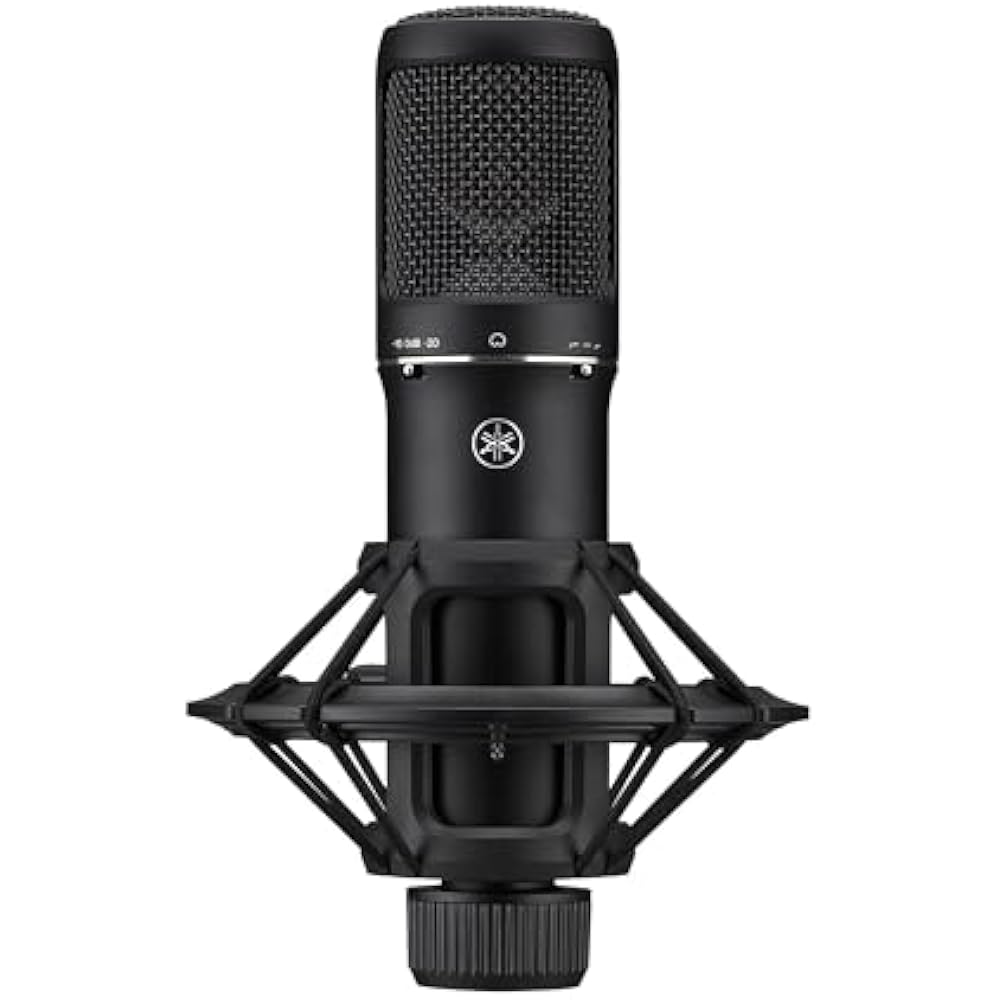 Yamaha YAMAHA YCM705 B Condenser Microphone Cardioid Recording Distribution Home Recording Black