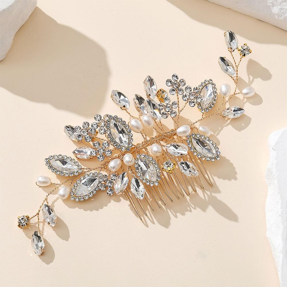 

Wedding Bridal Hair Comb Rhinestone Hair Jewelry Gift Vintage Hair Accessories for Women