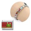 Bracelet Making Supplies Christmas Theme Beads Italian Charm Link Making Accessary Bracelet Module Suitable for Bracelet